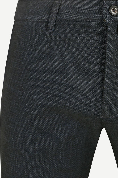 Broek tapered donkerblauw
