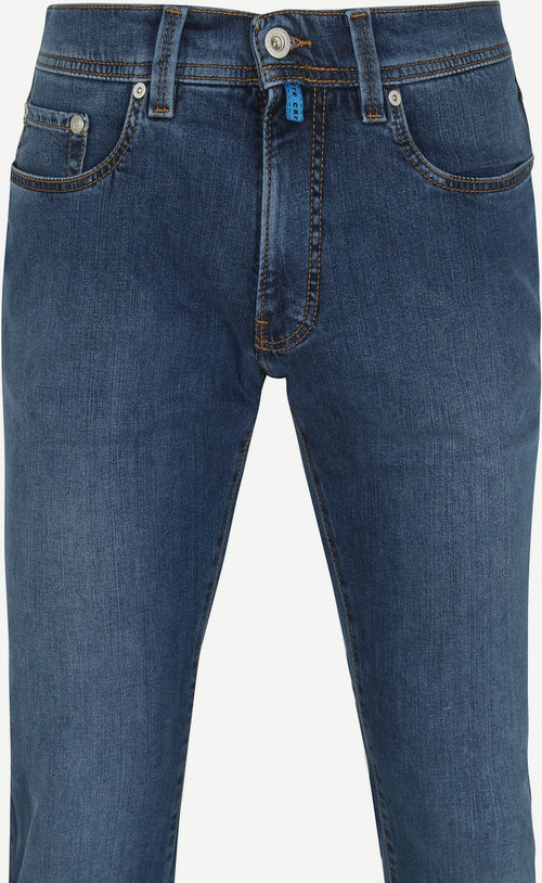 Jeans Lyon tapered future flex blauw stonewash