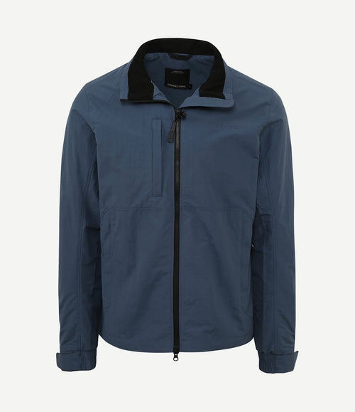 Irvin jas blauw