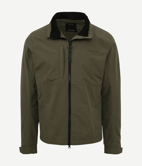 Didriksons irvin jas donkergroen | Regular-fit