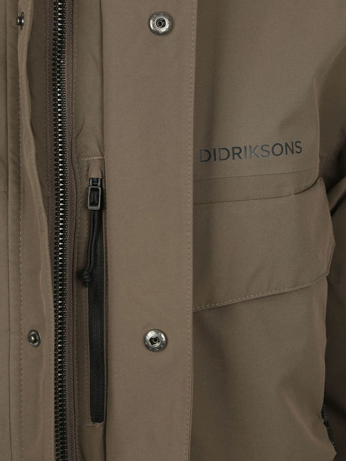 Didriksons parka drew taupe | Regular-fit