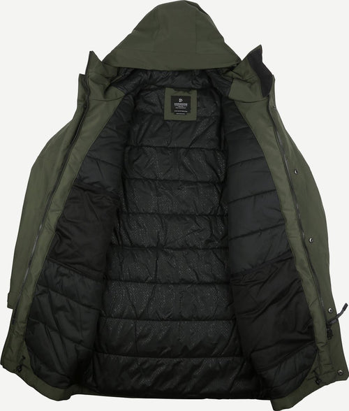Didriksons parka drew olijfgroen