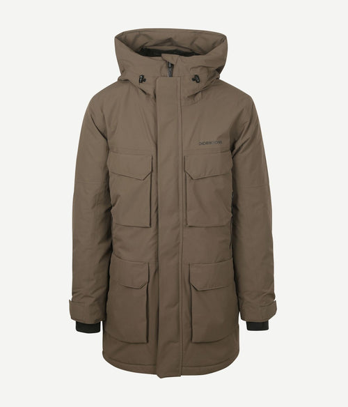 Didriksons parka drew taupe | Regular-fit