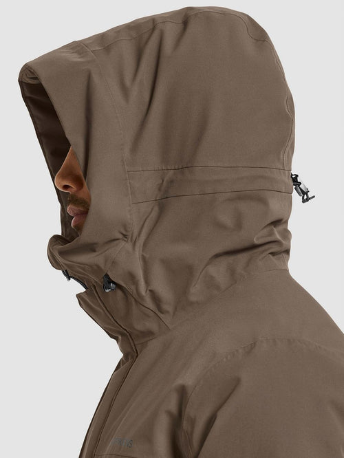 Didriksons parka drew taupe | Regular-fit