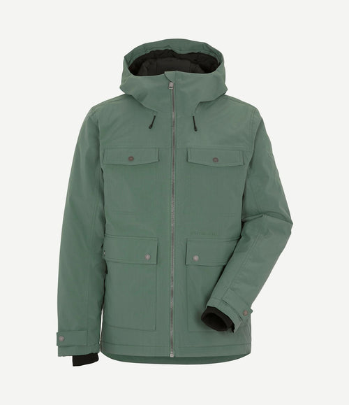 Parka hilding donkergroen