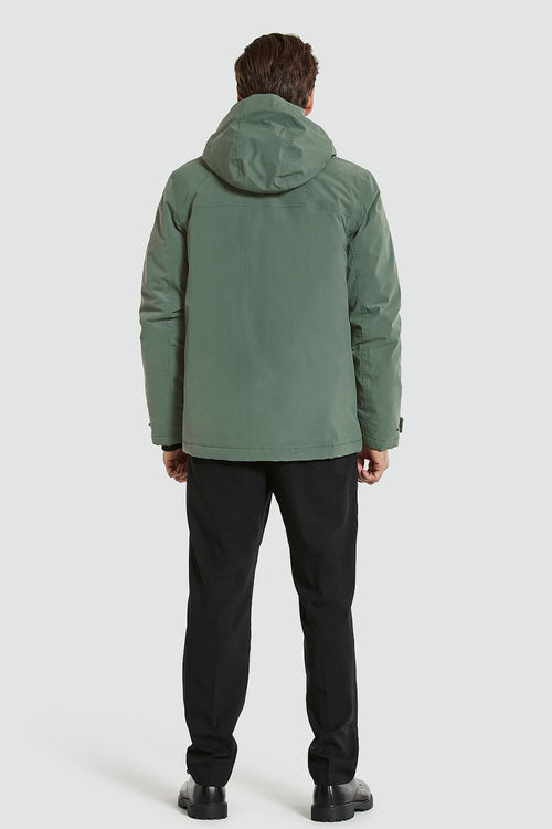 Parka hilding donkergroen