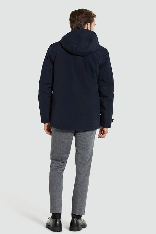 Didriksons parka hilding donkerblauw | Regular-fit
