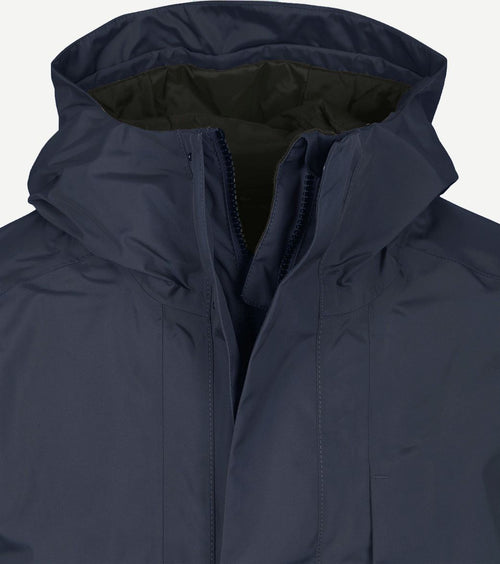 Didriksons parka kenny donkerblauw | Regular-fit