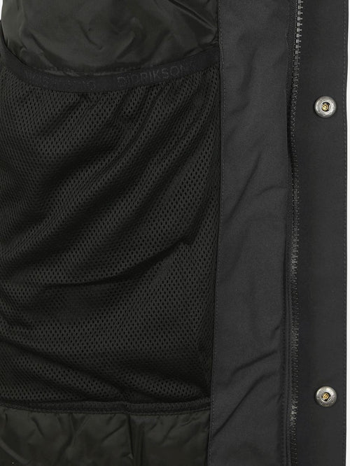 Didriksons parka kenny zwart | Regular-fit