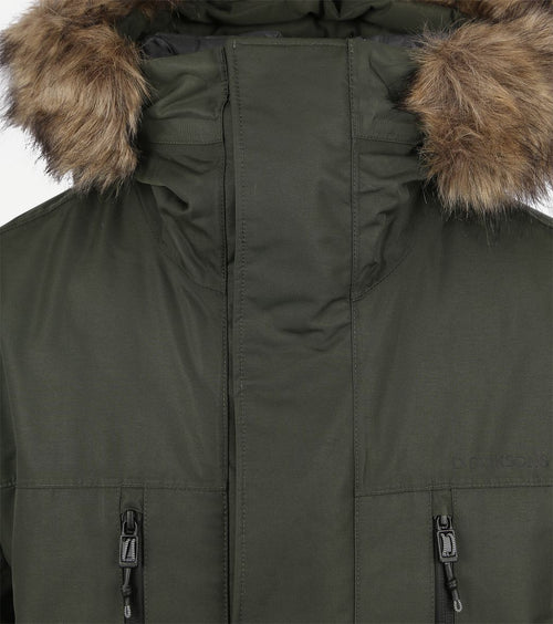 Didriksons parka marco donkergroen | Regular-fit