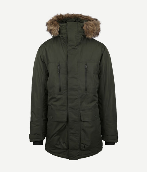 Didriksons parka marco donkergroen | Regular-fit