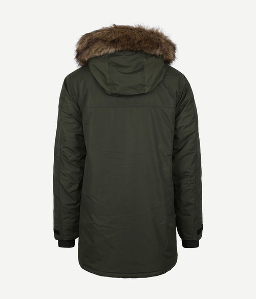 Didriksons parka marco donkergroen | Regular-fit
