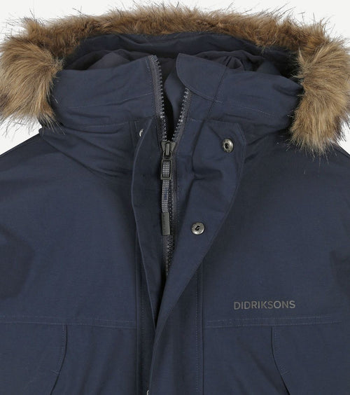 Didriksons rick jas donkerblauw | Regular-fit
