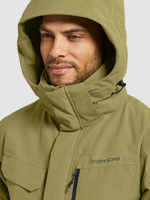 Didriksons stefan jas groen | Regular-fit