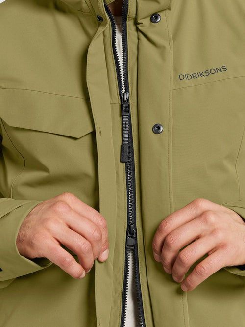 Didriksons stefan jas groen | Regular-fit