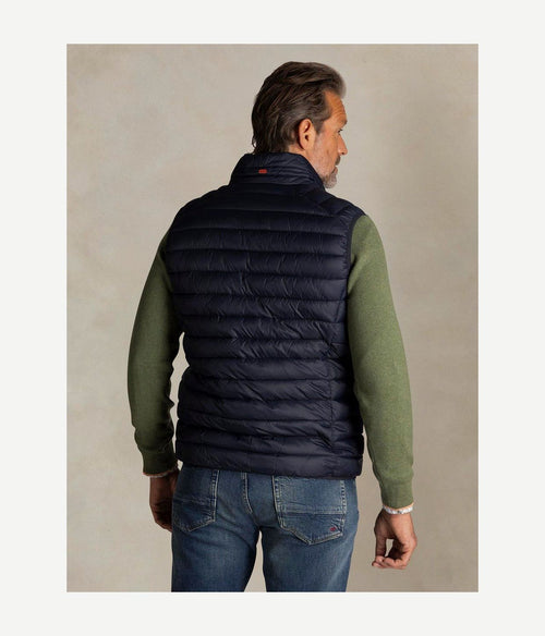 Bodywarmer puffer donkerblauw