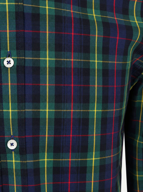 Overhemd tartan ruit multicolour