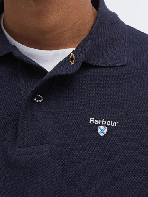 Basic polo donkerblauw