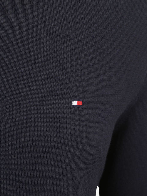 Tommy Hilfiger halve rits trui essential donkerblauw | Regular-fit