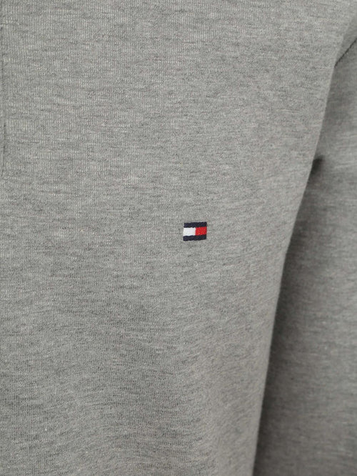 Tommy Hilfiger halve rits trui intechno grijs | Regular-fit