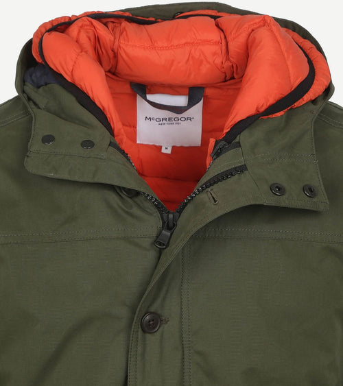 2-in-1 parka pine groen