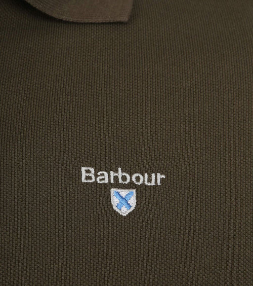 Basic polo legergroen