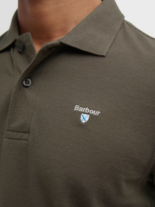 Basic polo legergroen