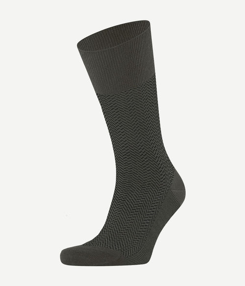 Falke airport herringstripe sok army