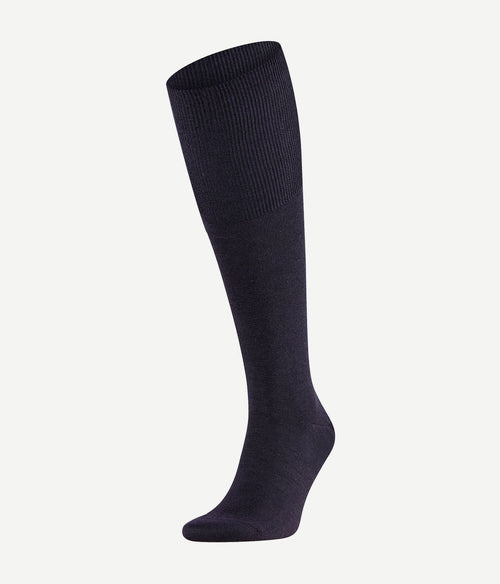 Falke airport kniekous donkerblauw