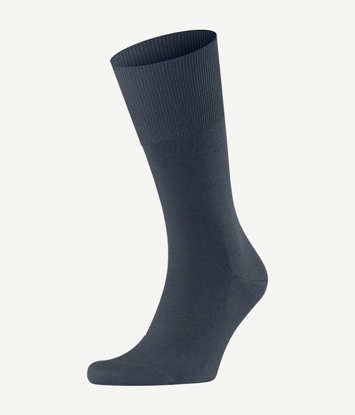 Falke airport sok wol blend 6688 donkerblauw