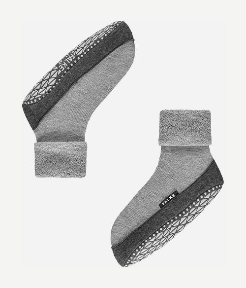 Falke cosyshoe sloffen lichtgrijs