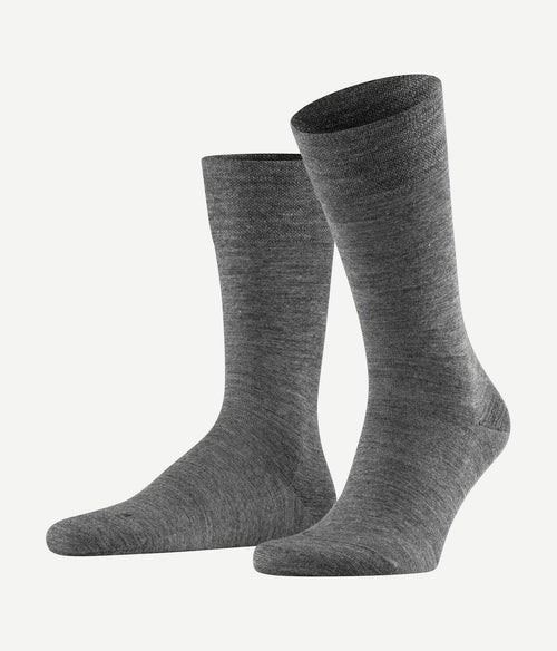 Falke sok sensitive berlin wol blend antraciet