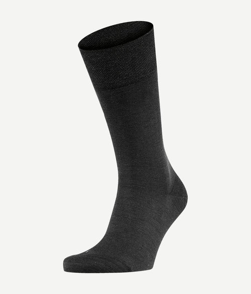 Falke sok sensitive berlin wol blend zwart
