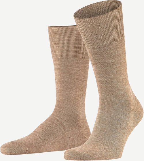 Falke airport sok beige melange