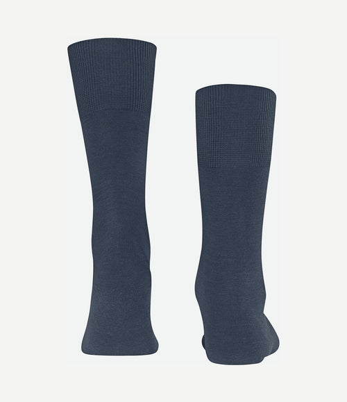 Airport sok wol blend 6688 donkerblauw