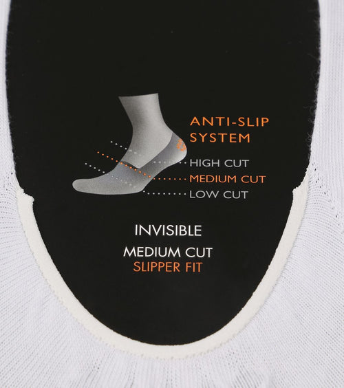 Falke step sneakersok invisible wit