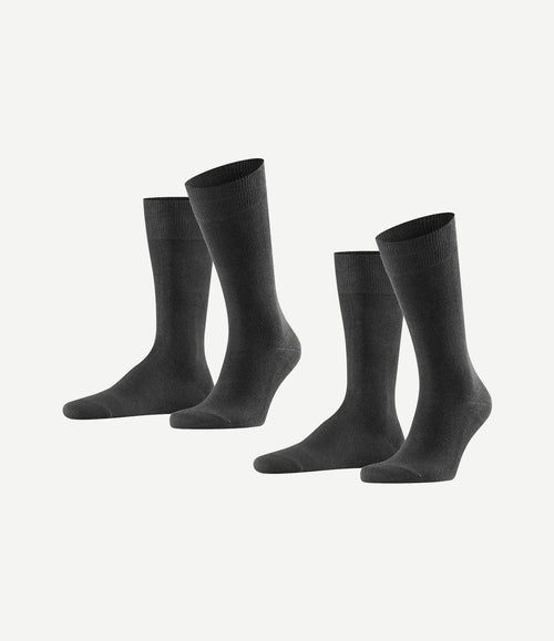 Swing sokken (2-pack) antraciet