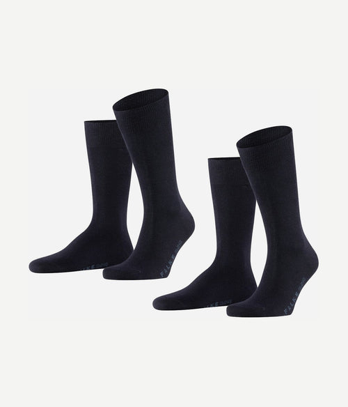 Falke swing sokken (2-pack) donkerblauw