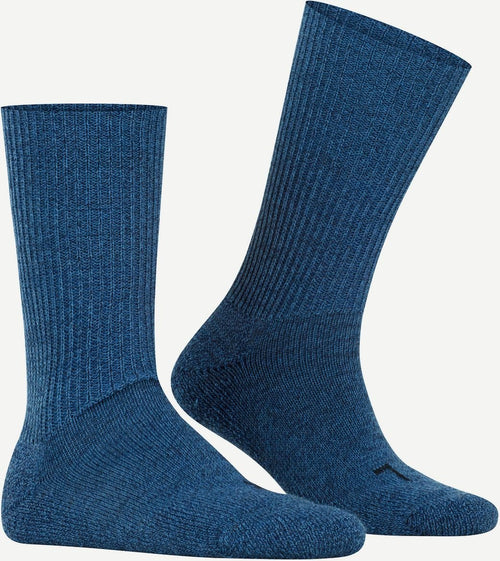 Falke walkie wandelsok wol blend blauw 6660