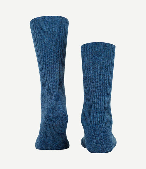 Walkie wandelsok wol blend blauw 6660