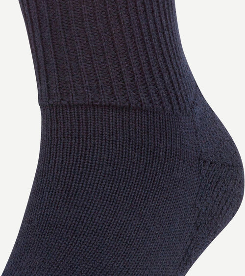 Falke walkie wandelsok wol blend marine blauw 6120