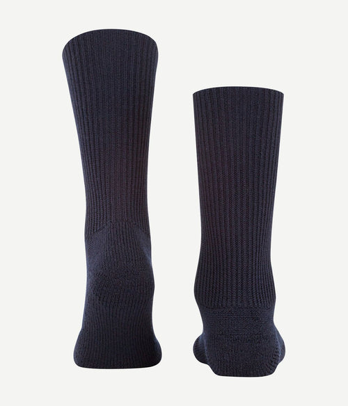Falke walkie wandelsok wol blend marine blauw 6120