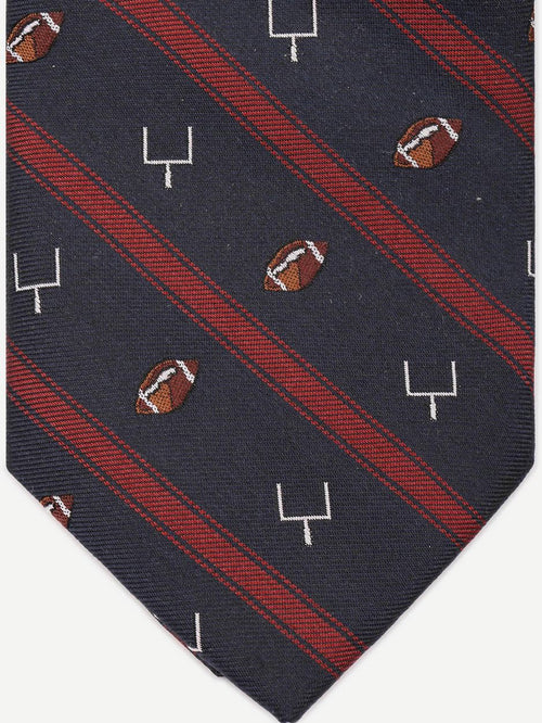 Stropdas rugby donkerblauw