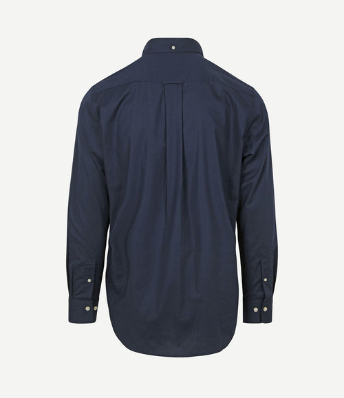 Casual overhemd poplin donkerblauw