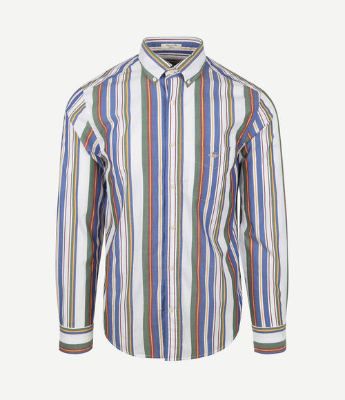 Casual overhemd streep multicolour