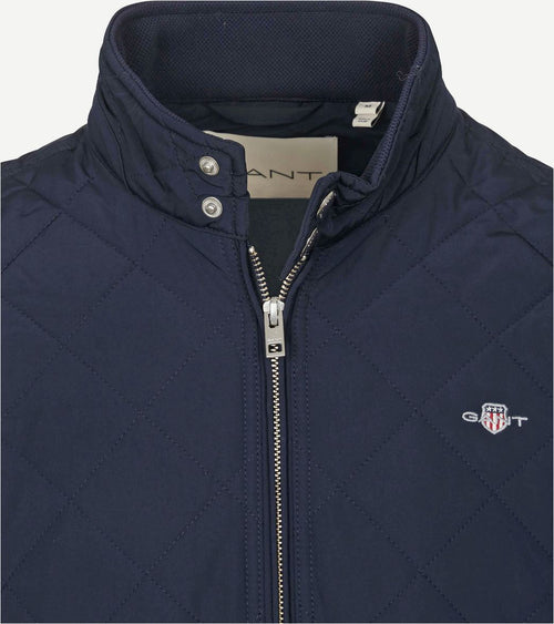Gant jas gewatteerd donkerblauw