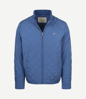 Jas gewatteerd vintage blauw