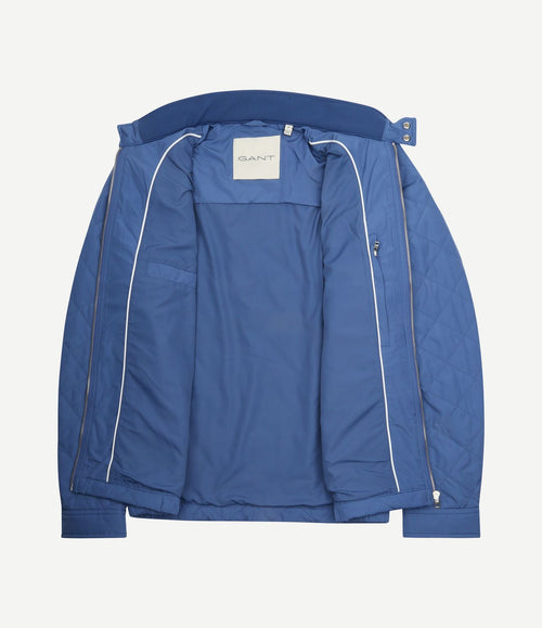 Jas gewatteerd vintage blauw