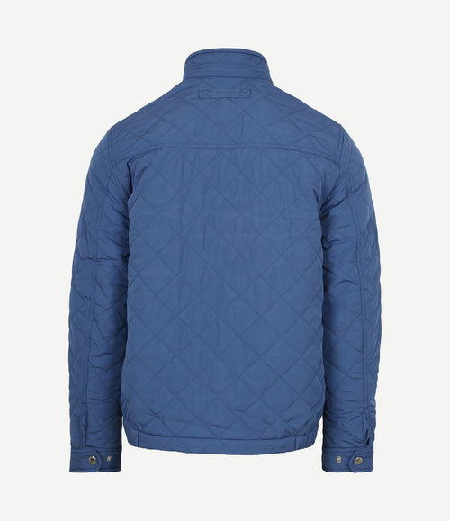 Jas gewatteerd vintage blauw