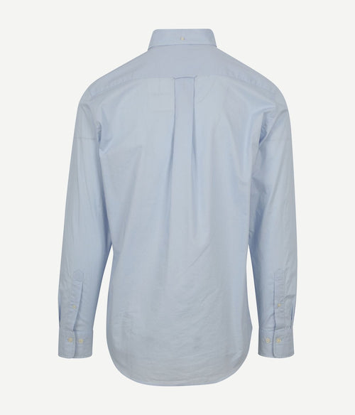 Casual overhemd poplin lichtblauw